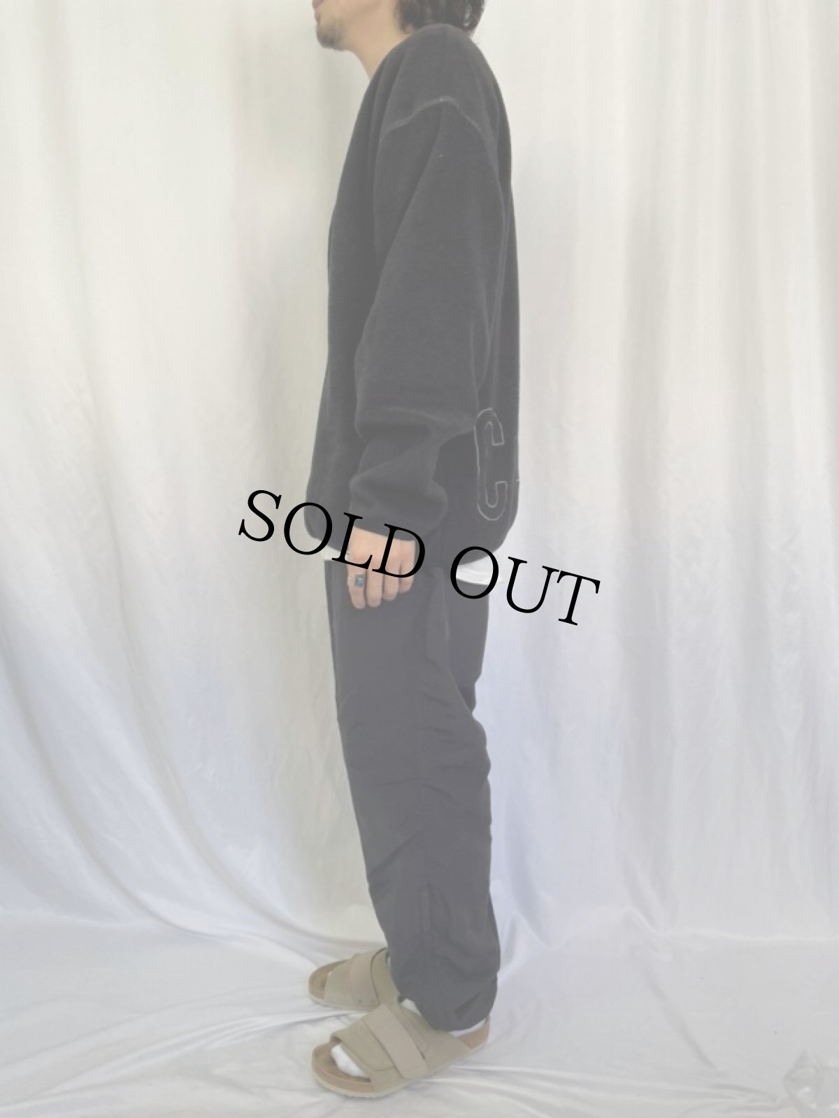 画像3: CRUNCH 刺繍 フリースプルオーバー (3)