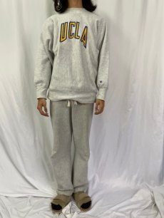 画像2: 90's Champion REVERSE WEAVE USA製 "UCLA" 刺繍入り XL (2)