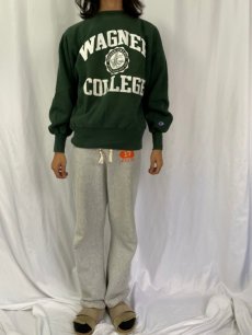 画像2: 90's Champion REVERSE WEAVE USA製 "WAGNER COLLEGE" L (2)