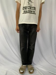 画像2: 90's Levi's 505 ブラックデニムパンツ W33 (2)