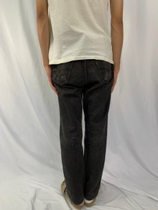 画像4: 90's Levi's 505 ブラックデニムパンツ W33 (4)