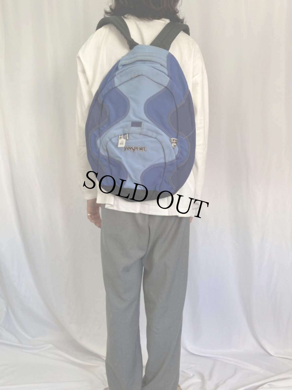 画像2: JANSPORT ロゴ刺繍 ナイロンバックパック (2)