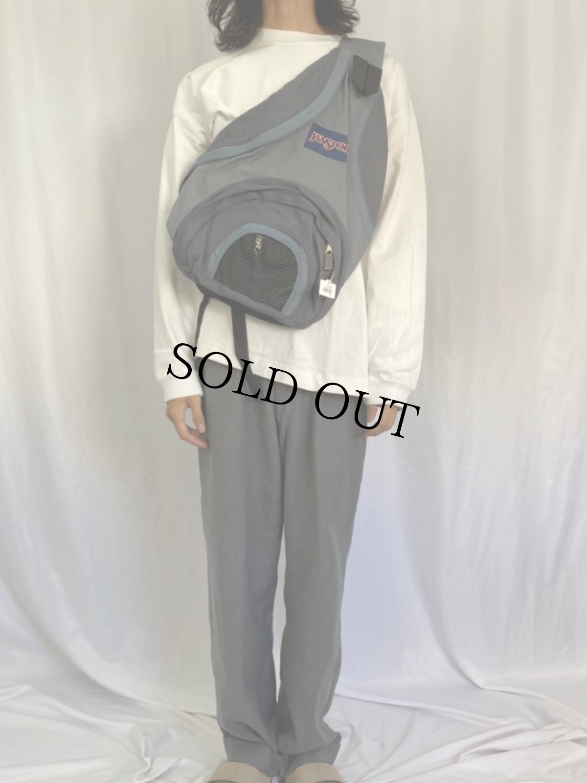 画像2: JANSPORT ナイロンワンショルダーバッグ (2)