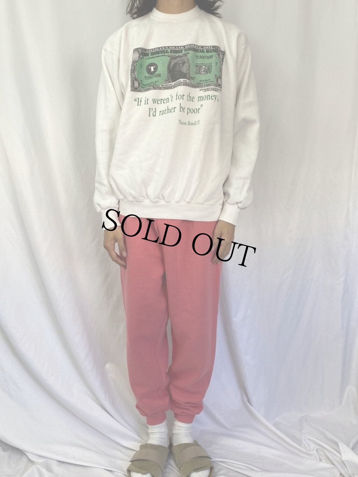 画像2: 90's サーストン・ハウウェル3世 コメディドラマ キャラクタープリントスウェット L (2)