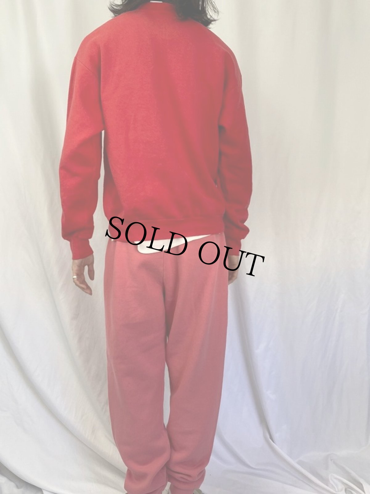 画像4: 90's USA製 ブート GUCCI ロゴプリントスウェット L (4)