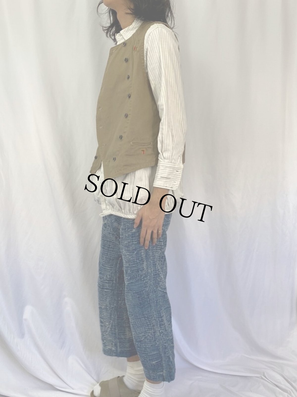 画像3: KAPITAL コットンベスト (3)