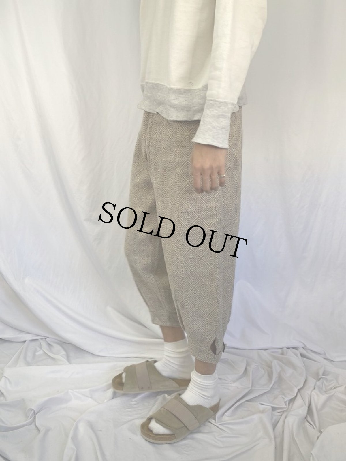 画像3: 50's 織柄ツイードニッカポッカ W29 (3)