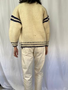 画像4: 90's ALPACA IMPORTS ネパール製 "YALE" ウールニットセーター (4)