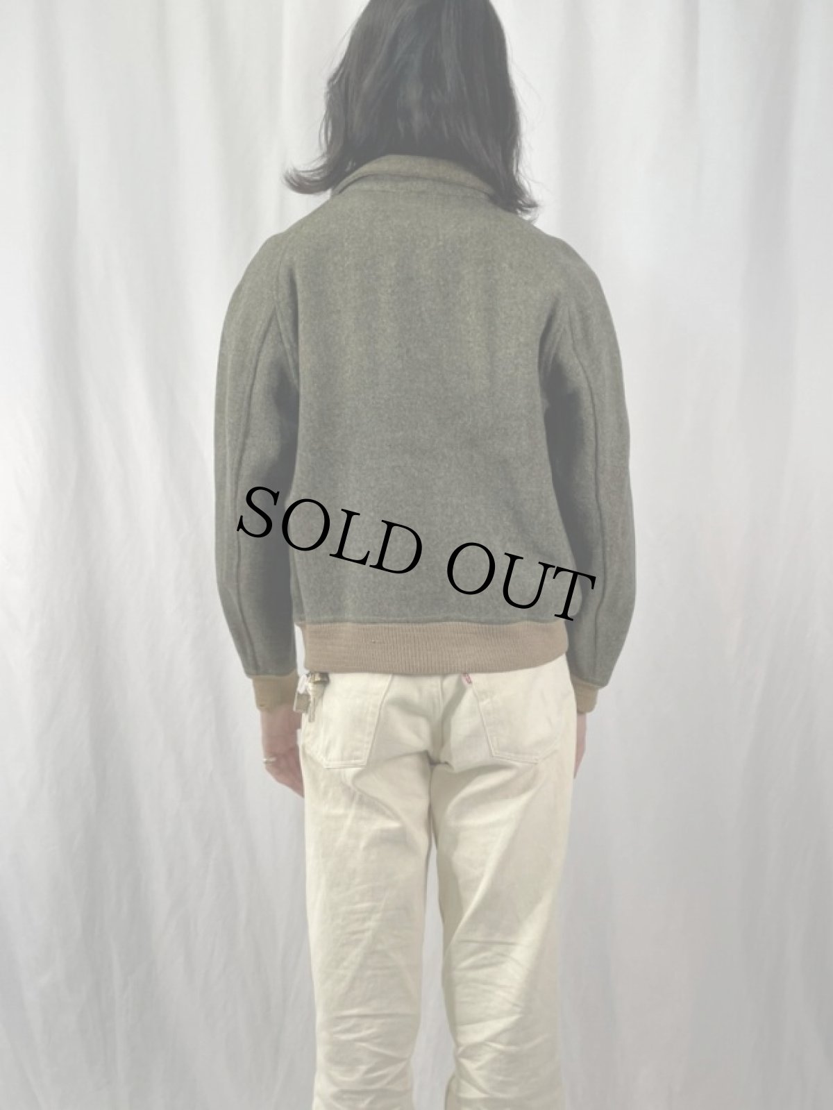 画像4: 40's HOLT'S ウールスタジャン 40 (4)