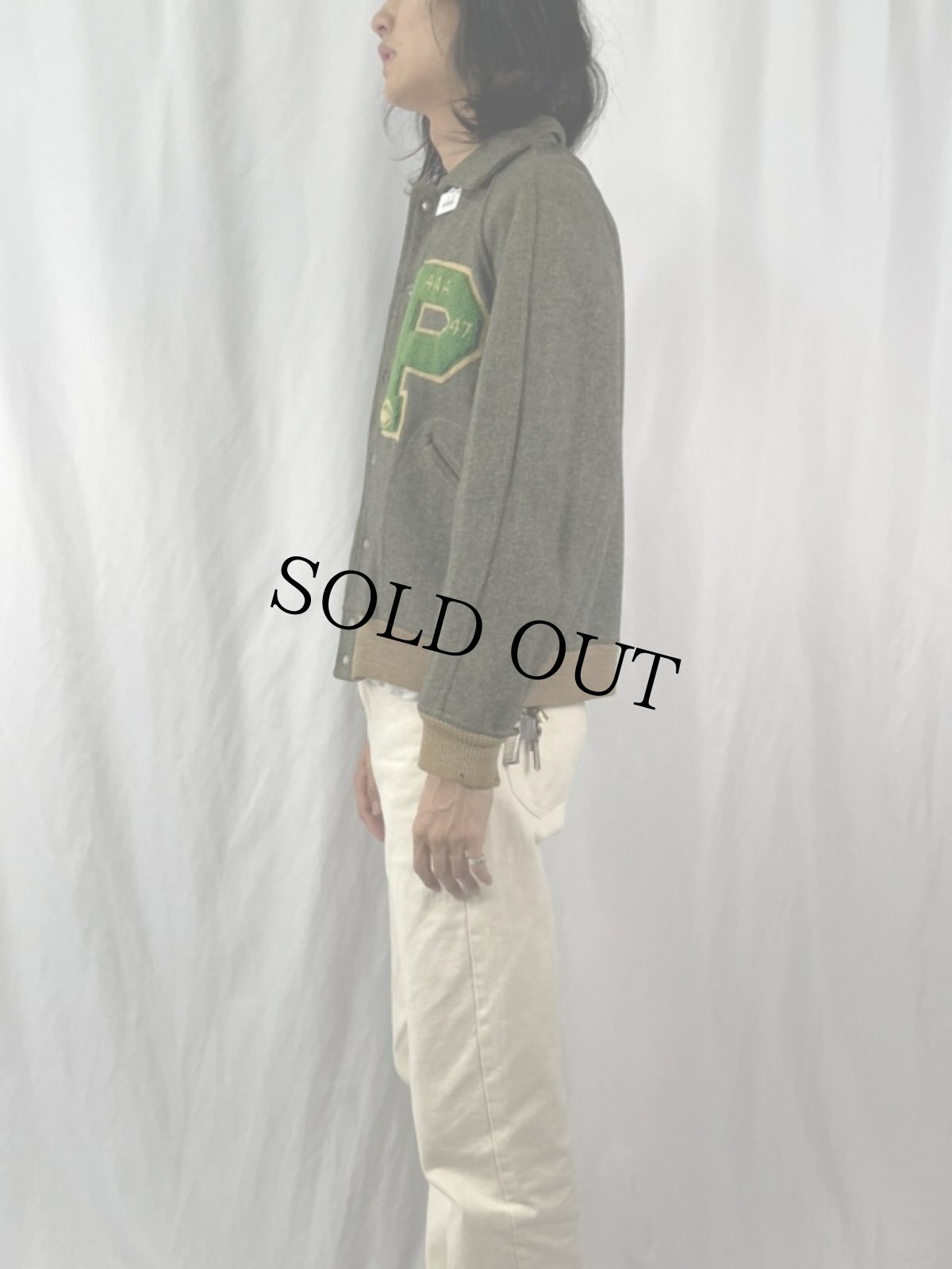 画像3: 40's HOLT'S ウールスタジャン 40 (3)