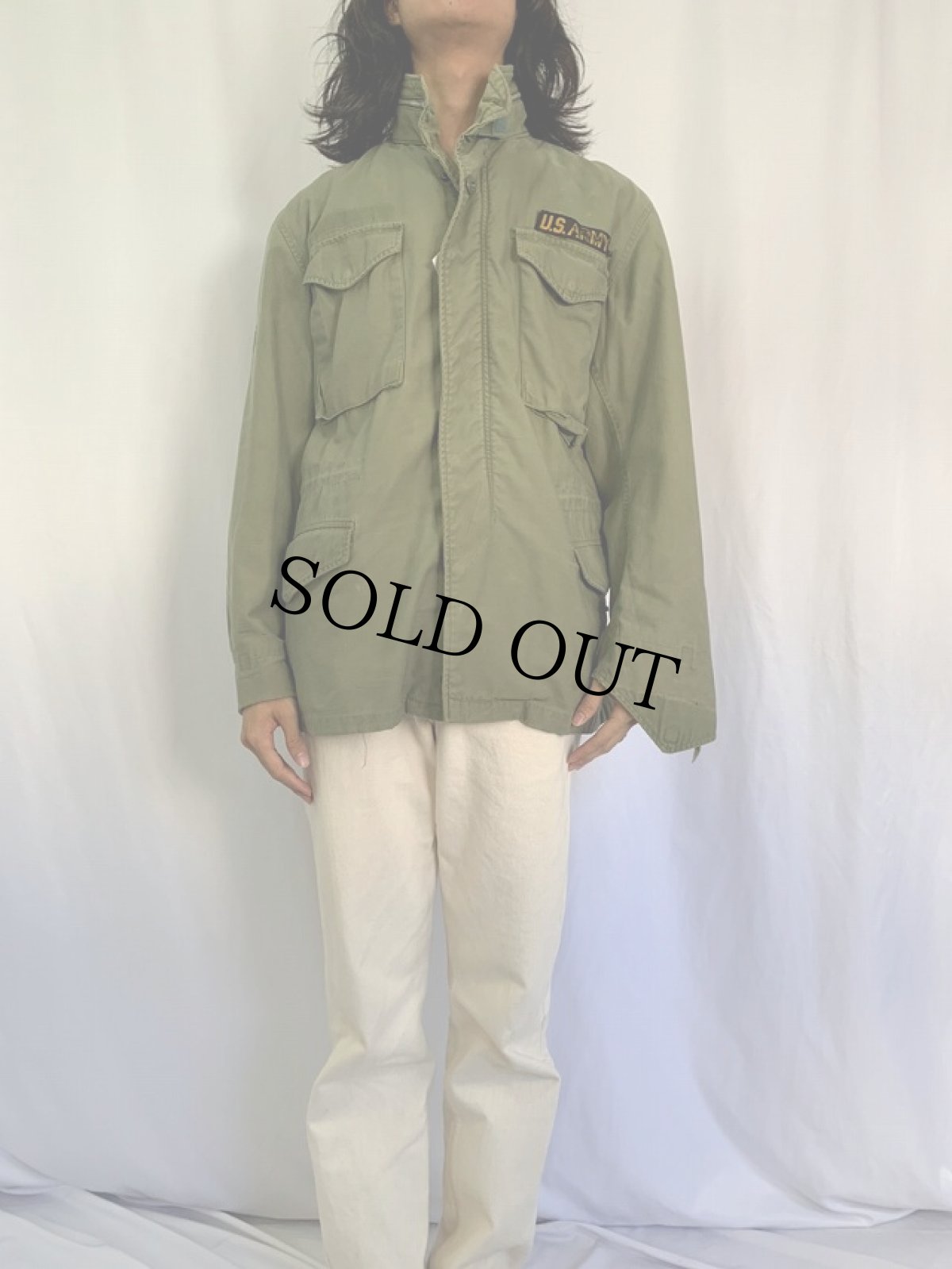 画像2: 60's U.S.MILITARY M-65 フィールドジャケット 1st (2)