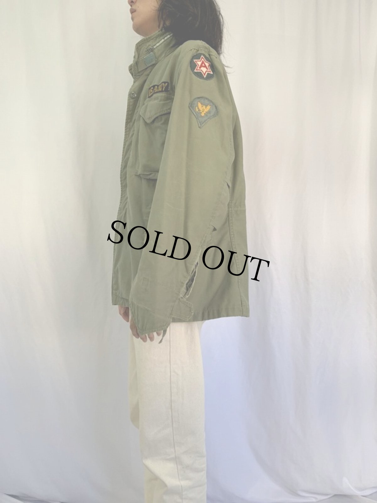 画像3: 60's U.S.MILITARY M-65 フィールドジャケット 1st (3)