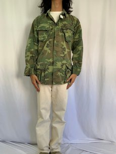 画像2: 【SALE】 60's U.S.ARMY ERDL迷彩 "グリーンリーフ" ファティーグジャケット 3rd MEDIUM-LONG (2)