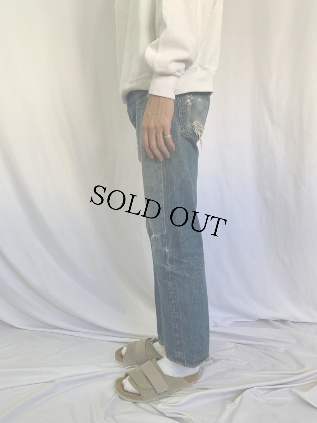 画像3: 70's Levi's 501 USA製 66前期 デニムパンツ W30 (3)