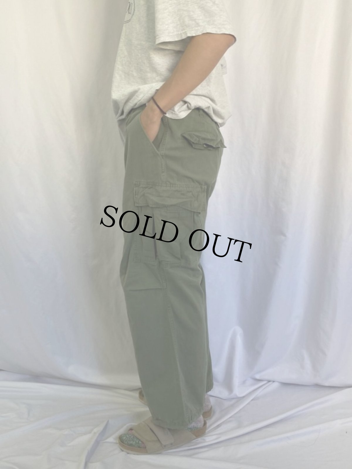 画像3: 60's U.S.ARMY ジャングルファティーグパンツ 4th MEDIUM REGULAR (3)