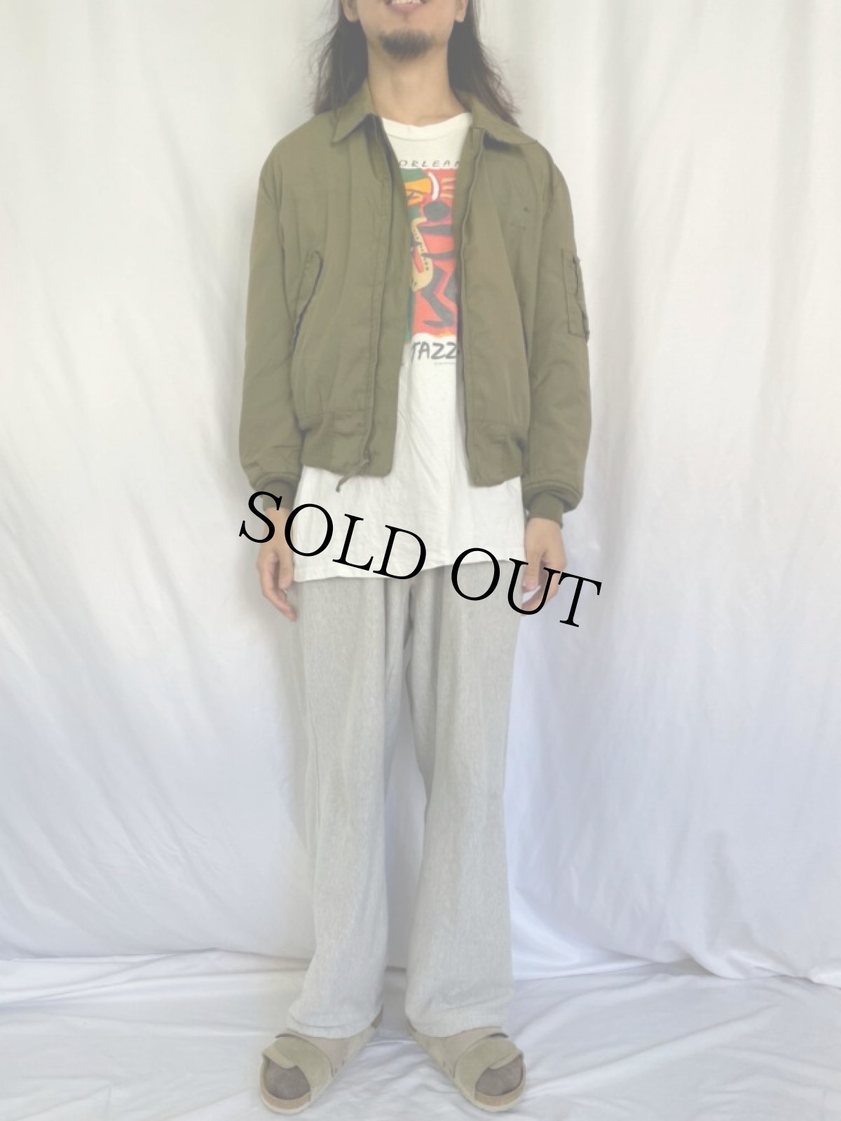 画像2: 80's U.S.ARMY CVC タンカースジャケット ノーメックス LARGE-REGULAR (2)