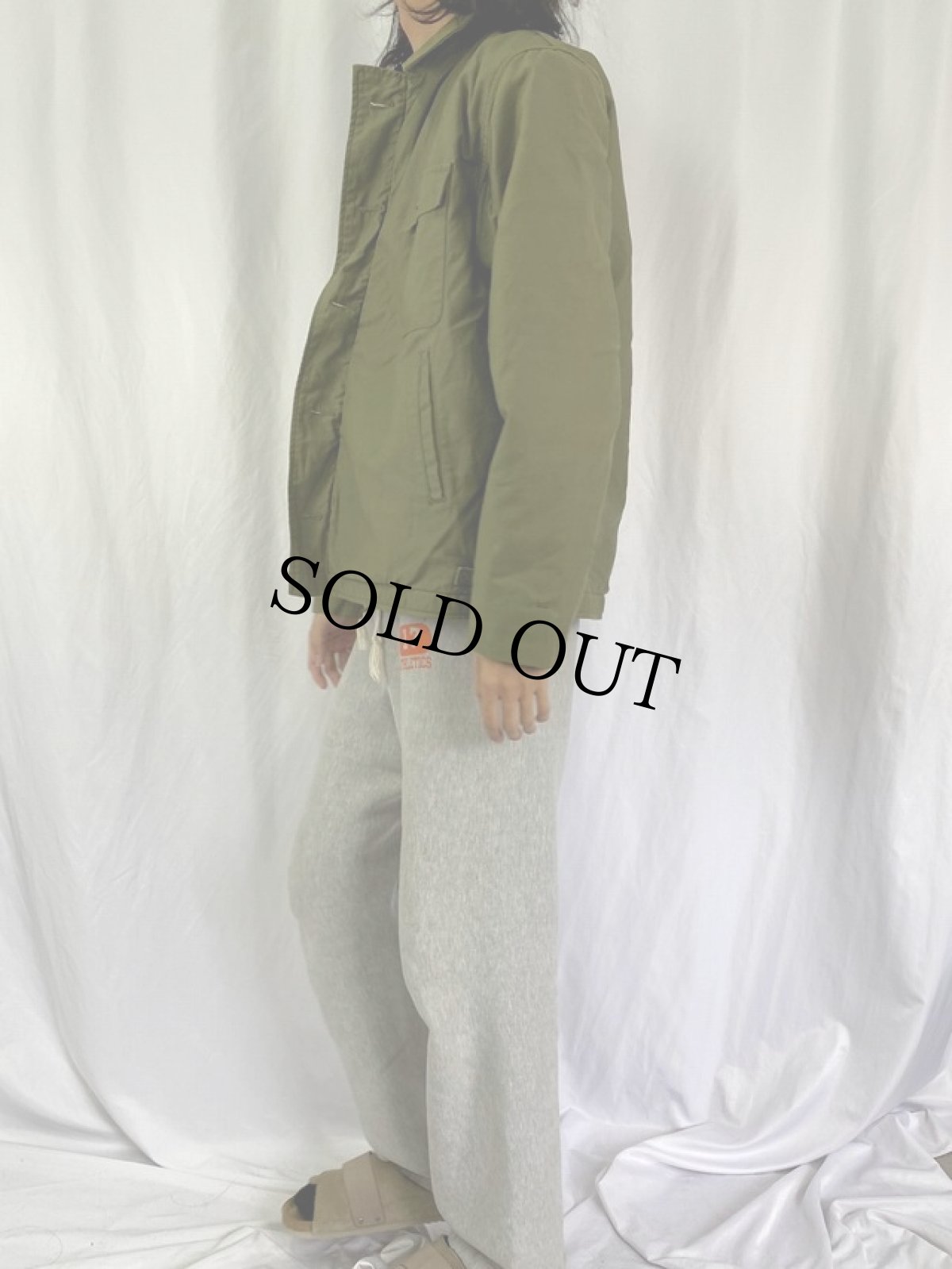 画像3: 70's U.S.NAVY A-2 ステンシル入り デッキジャケット LARGE (3)