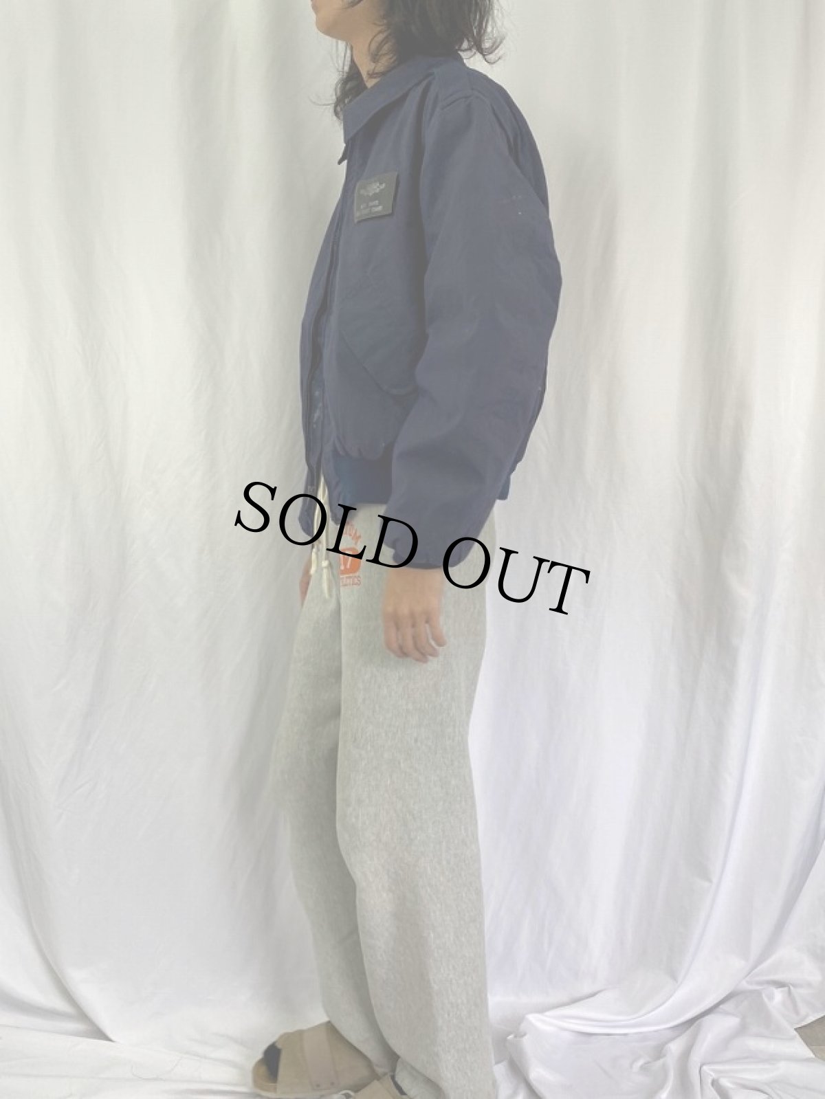 画像3: 90's U.S.COAST GUARD セキュリティポリスジャケット X-LARGE (3)