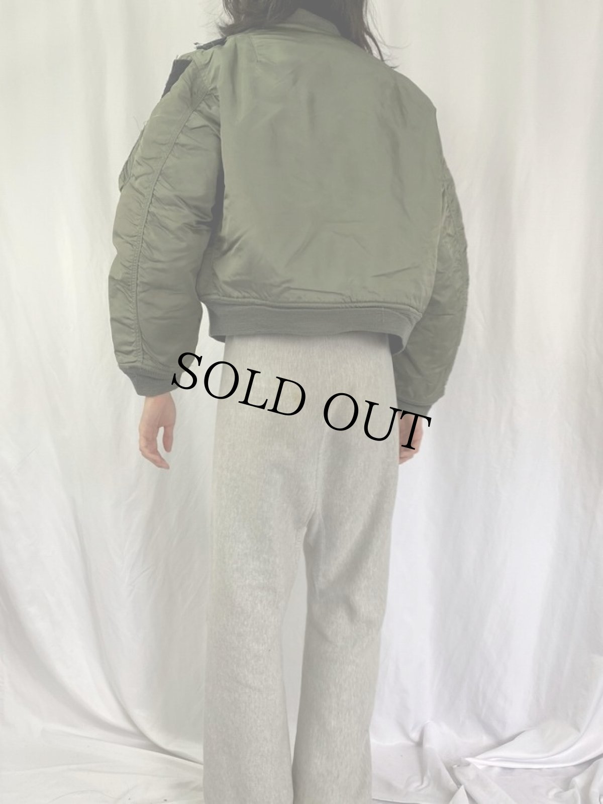 画像5: 70's U.S.AIR FORCE "MA-1 E-TYPE" フライングジャケット LARGE (5)