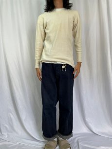 画像2: 40's J.C.Penney リブアンダーシャツ size38 (2)