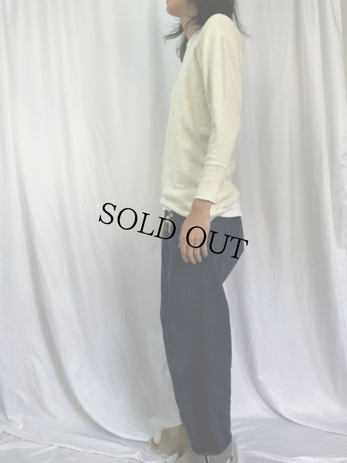 画像3: 40's J.C.Penney リブアンダーシャツ size38 (3)