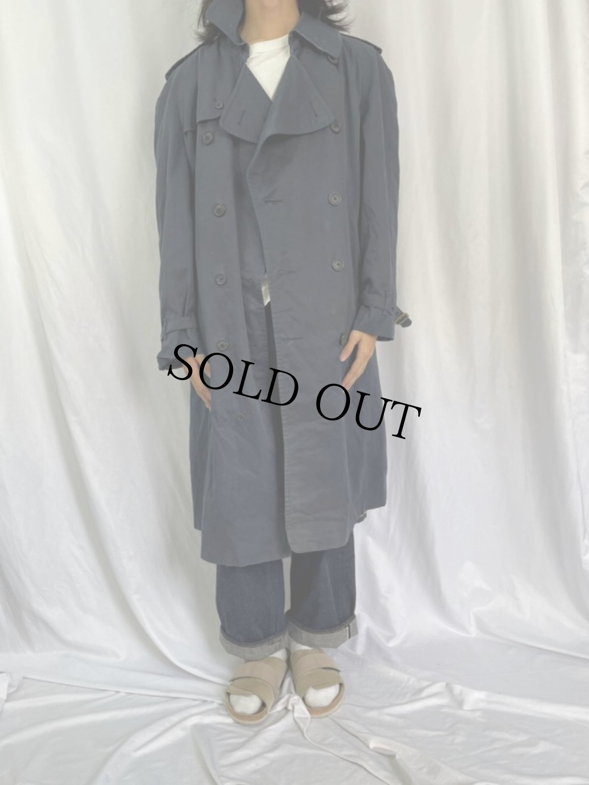 画像2: 80〜90's Burberrys' ENGLAND製 ライナー付きトレンチコート (2)