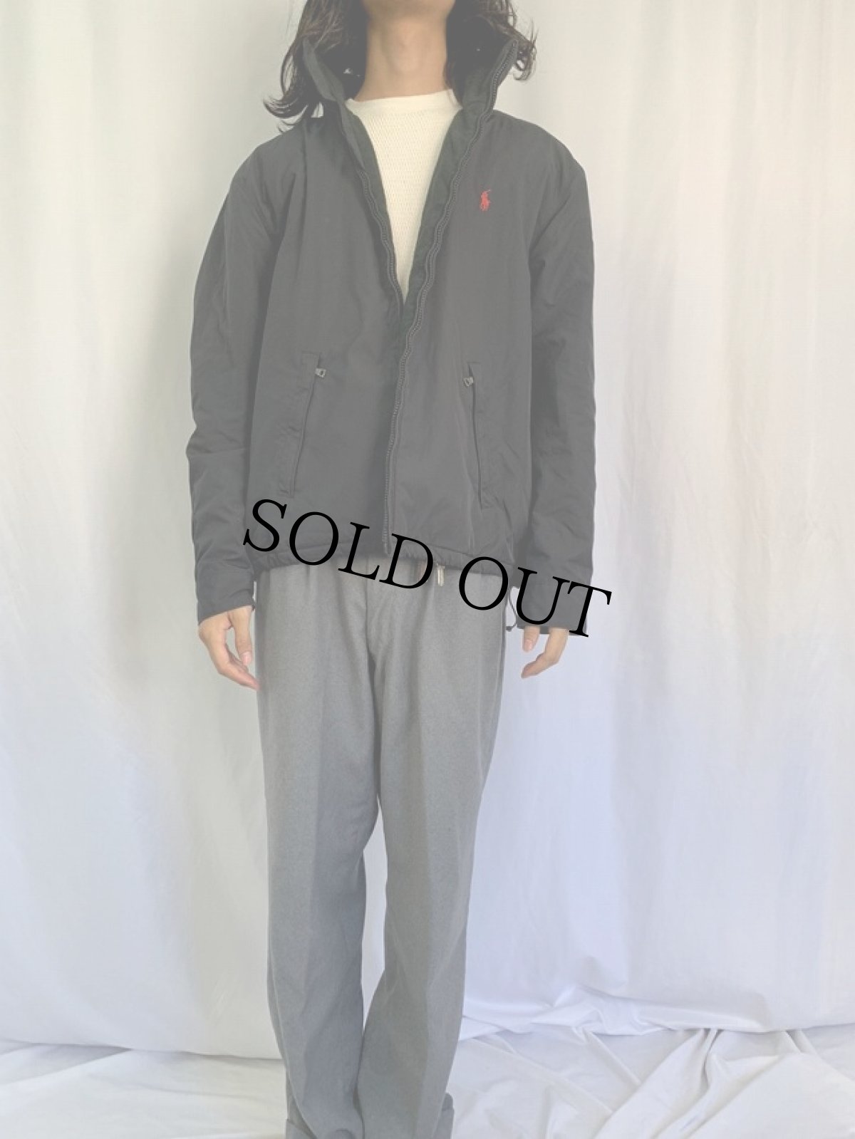 画像2: POLO Ralph Lauren ロゴ刺繍 ジップジャケット XL (2)