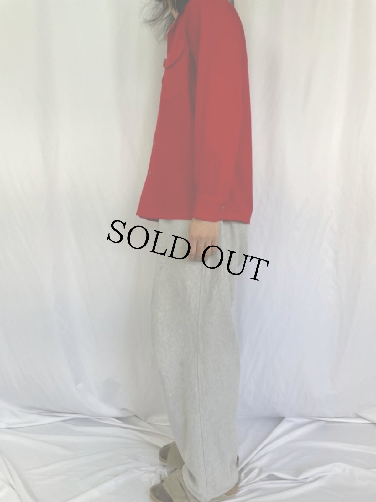 画像3: 50's PENDLETON オープンカラーウールシャツ S (3)