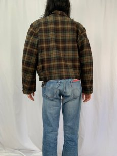 画像4: 50〜60's PENDLETON チェック柄 ウールジャケット (4)