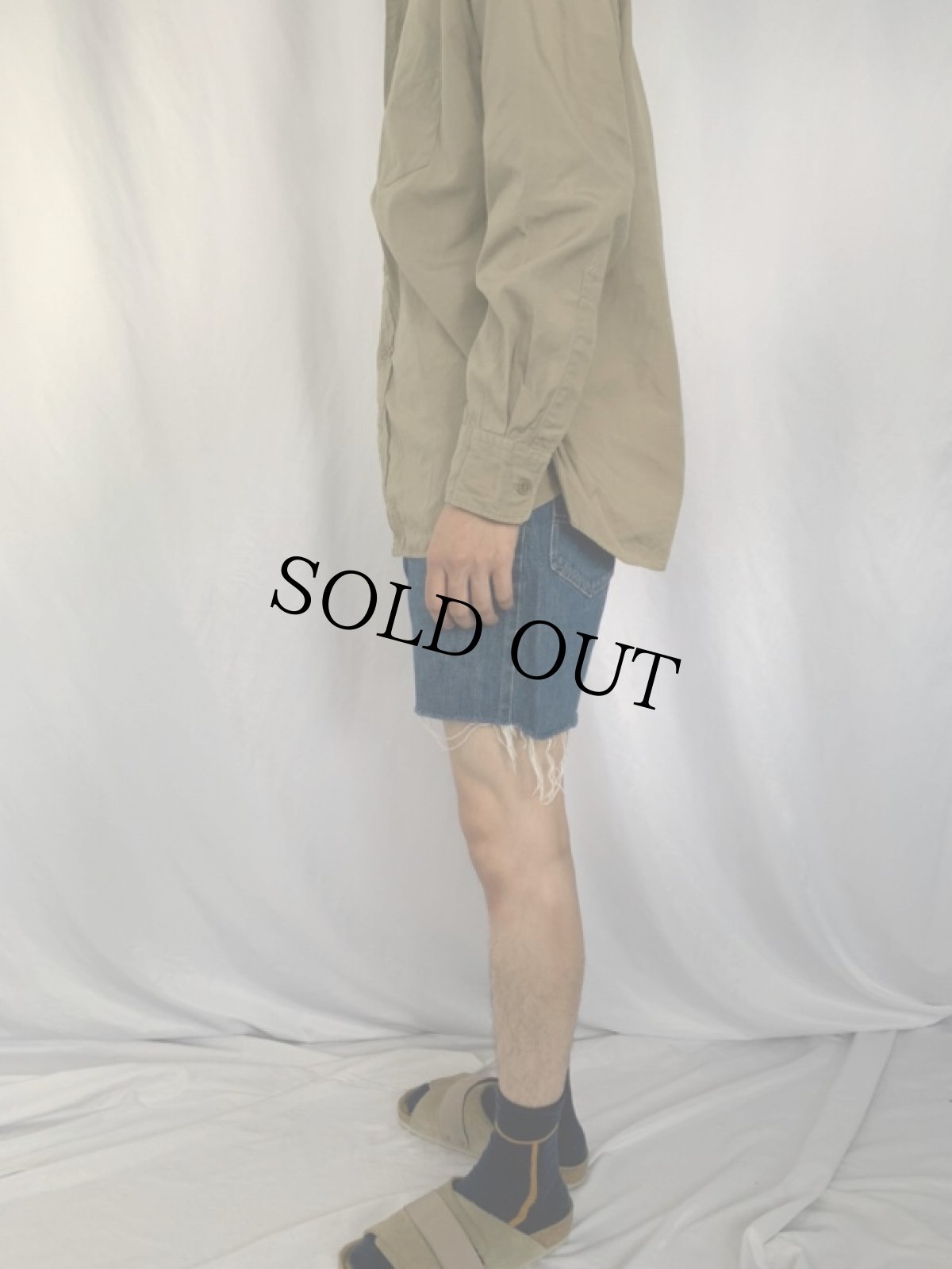 画像3: 60 J.C.PENNEY FOREMOST 5ポケット カットオフデニムショーツ W35 (3)