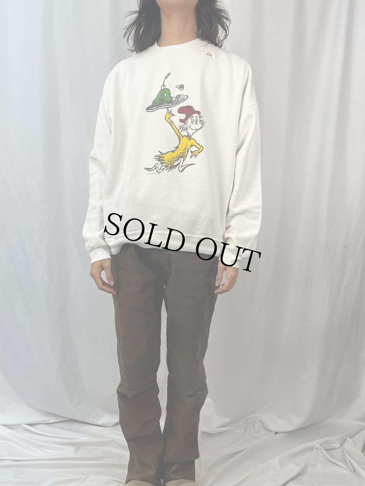 画像2: Dr,Seuss THE CAT IN THE HAT キャラクタープリントスウェット (2)