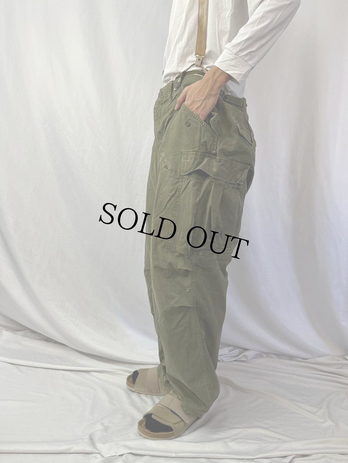 画像3: 50's U.S.ARMY M-51 フィールドパンツ ライナー付き MEDIUM-REGULAR (3)