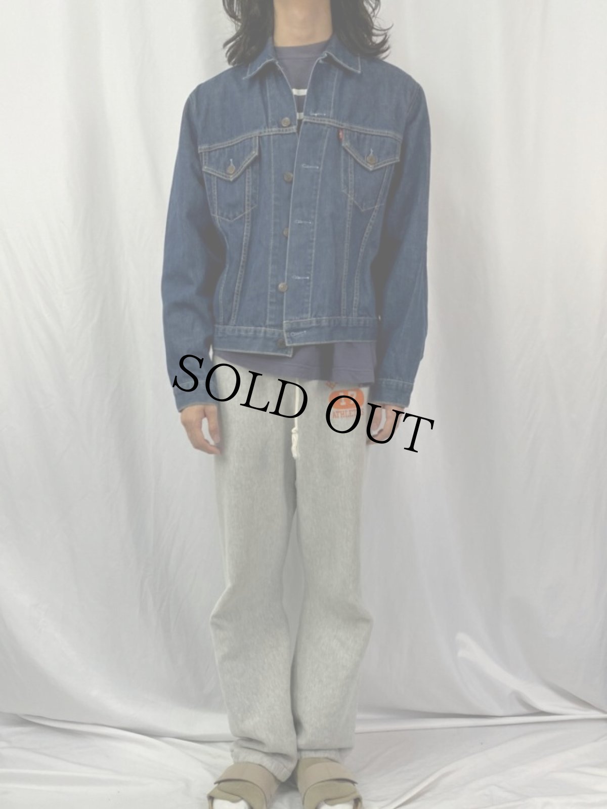 画像2: EURO Levi's 70500-04 デニムジャケット XL (2)