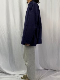 画像3: 80's Yarmo ENGLAND製 フィッシャーマンスモック XXL NAVY (3)