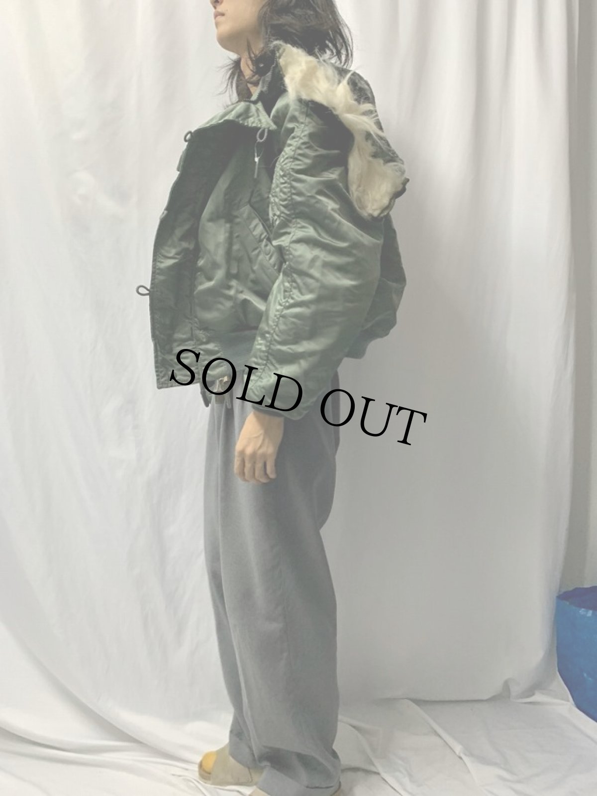 画像3: 70's U.S.AF N-2B フライトジャケット EXTRA LARGE (3)