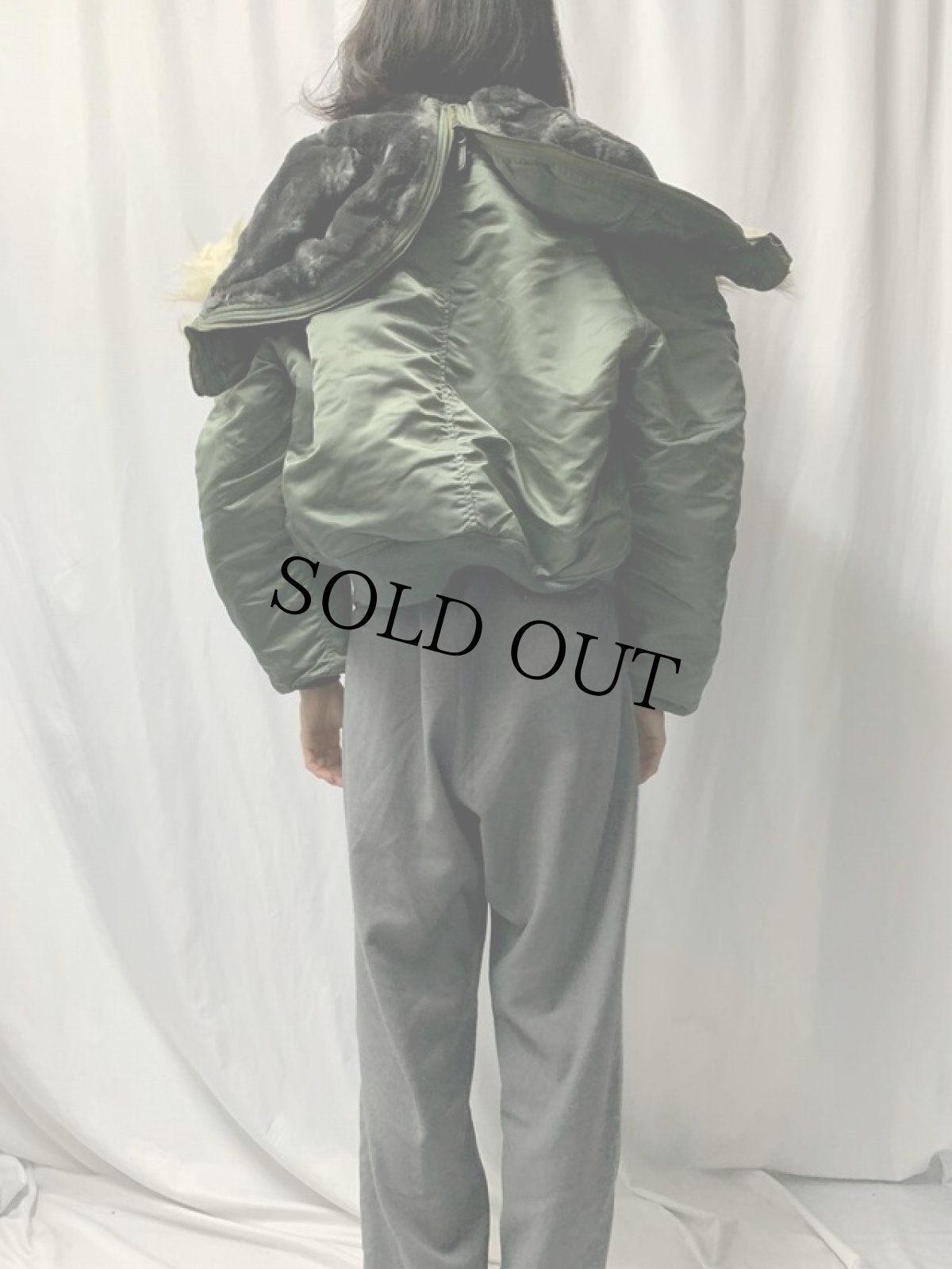 画像4: 70's U.S.AF N-2B フライトジャケット EXTRA LARGE (4)