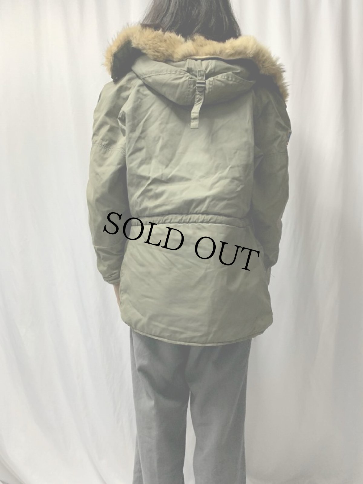 画像4: 60's U.S.AF N-3B パッチ付きフライトジャケット SMALL (4)