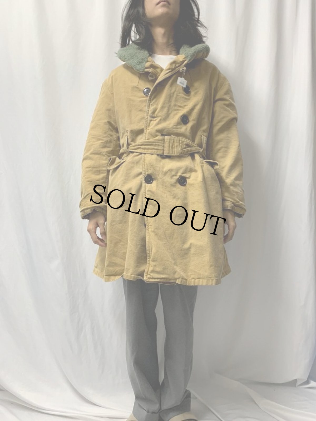 画像2: 50's CANADIAN MILITARY ボアライナー マッキノウコート size38 (2)