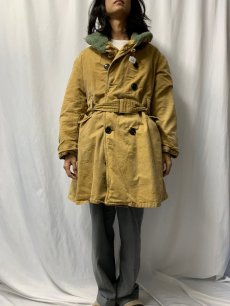 画像2: 50's CANADIAN MILITARY ボアライナー マッキノウコート size38 (2)