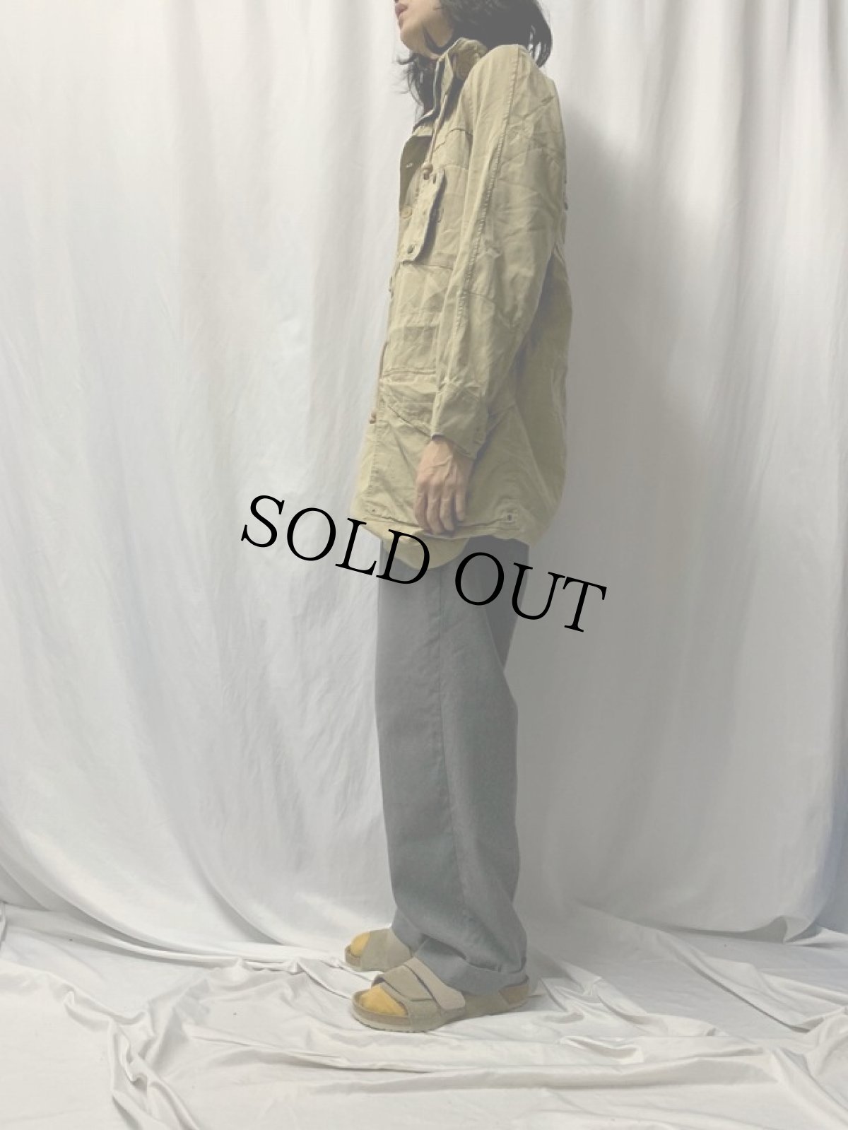 画像3: POLO Ralph Lauren "Swedish Army Type" コットンアノラックパーカー M (3)