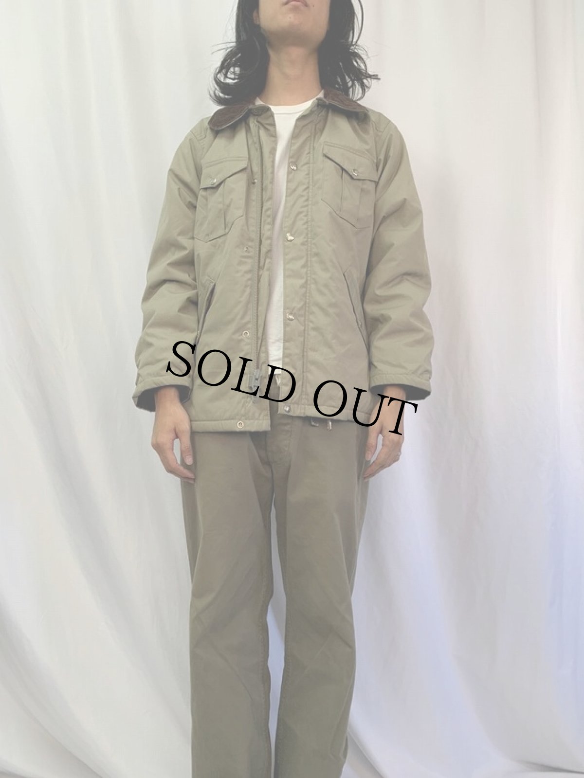 画像2: 70's THE NORTH FACE USA製 茶タグ 中綿ジャケット M (2)