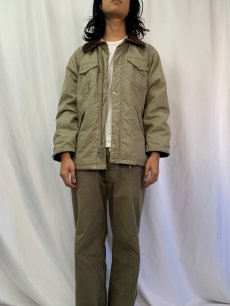 画像2: 70's THE NORTH FACE USA製 茶タグ 中綿ジャケット M (2)