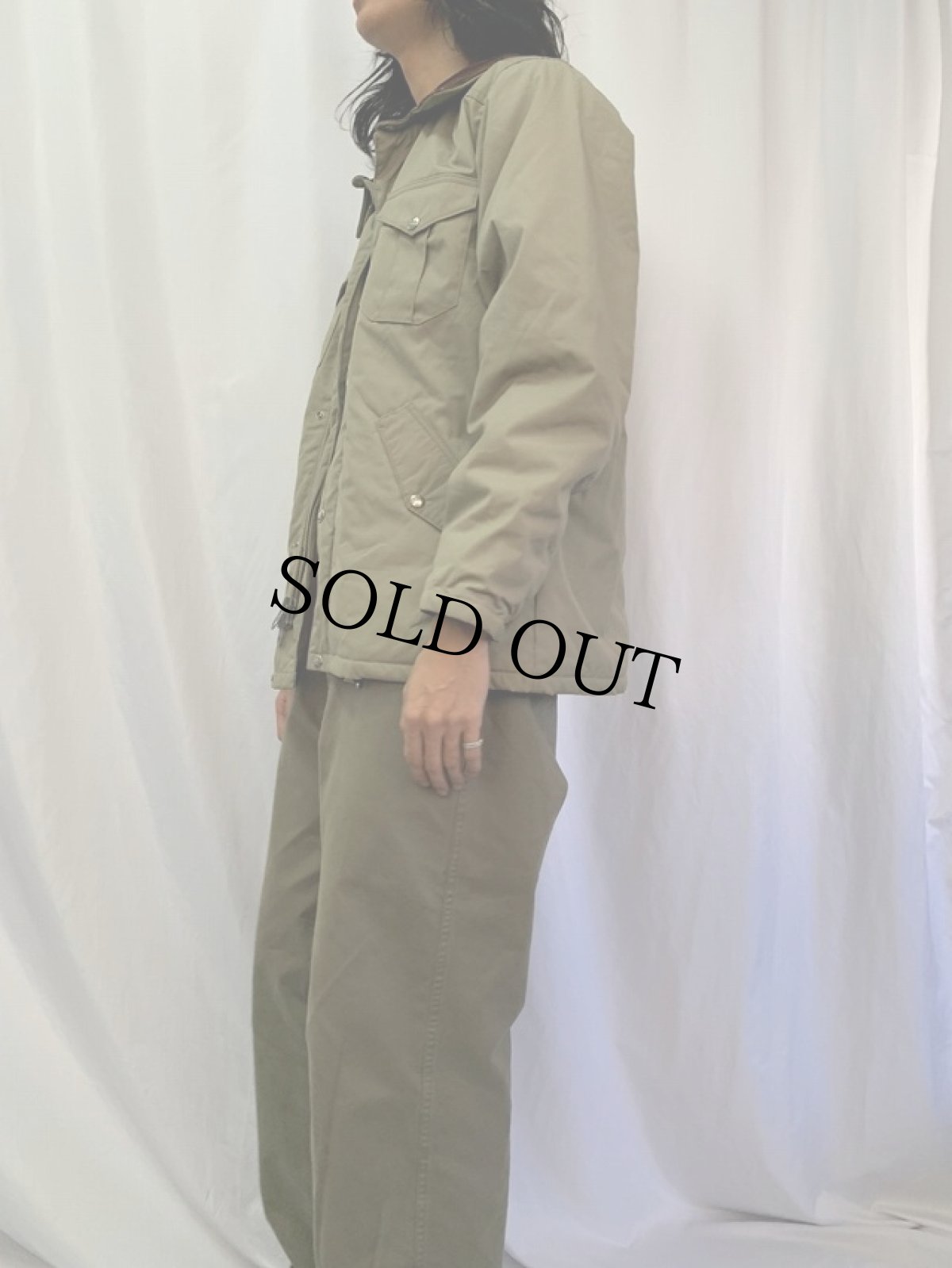 画像3: 70's THE NORTH FACE USA製 茶タグ 中綿ジャケット M (3)