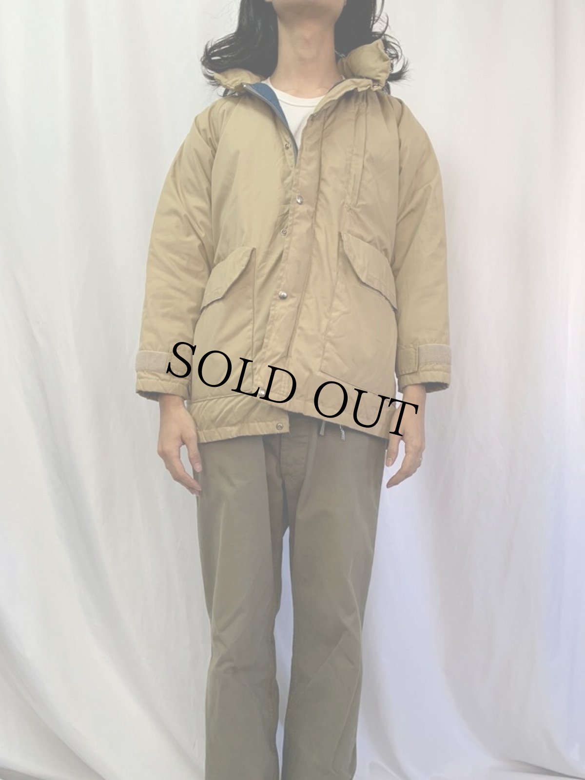 画像2: 70's THE NORTH FACE USA製 茶タグ ダウンジャケット S (2)