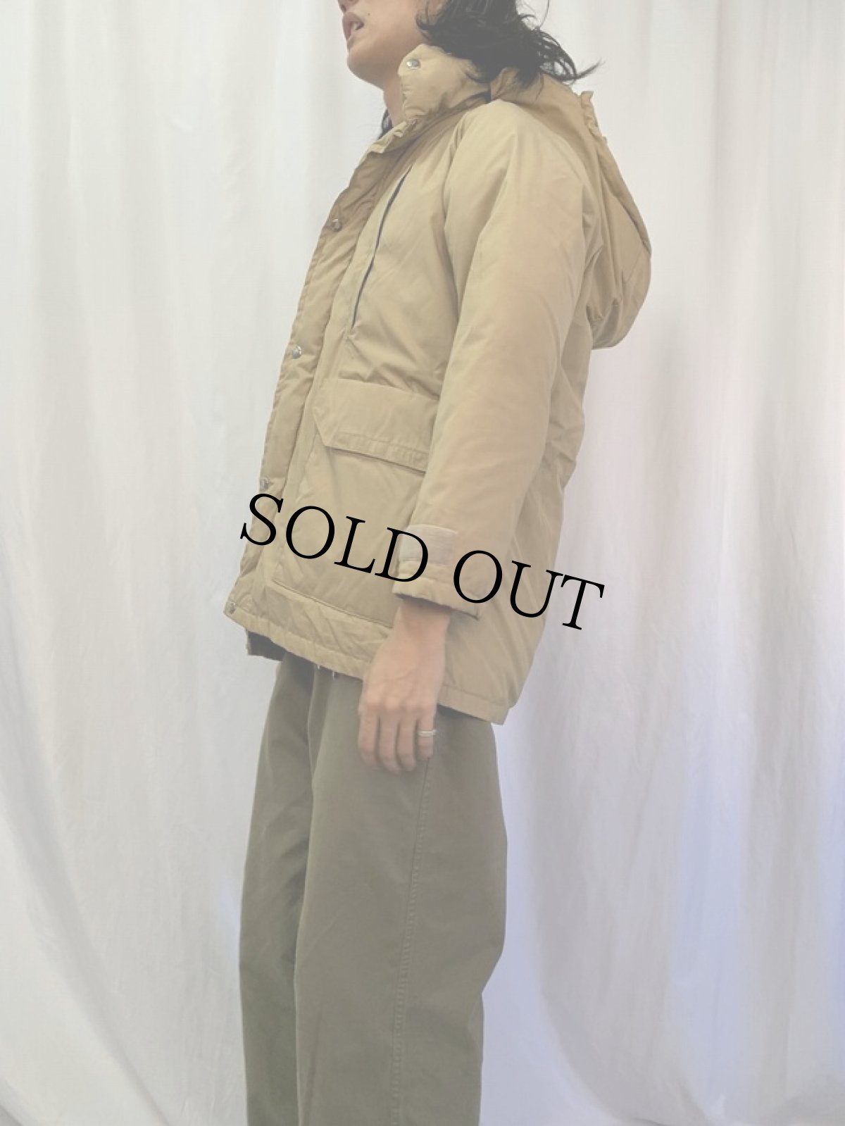 画像3: 70's THE NORTH FACE USA製 茶タグ ダウンジャケット S (3)