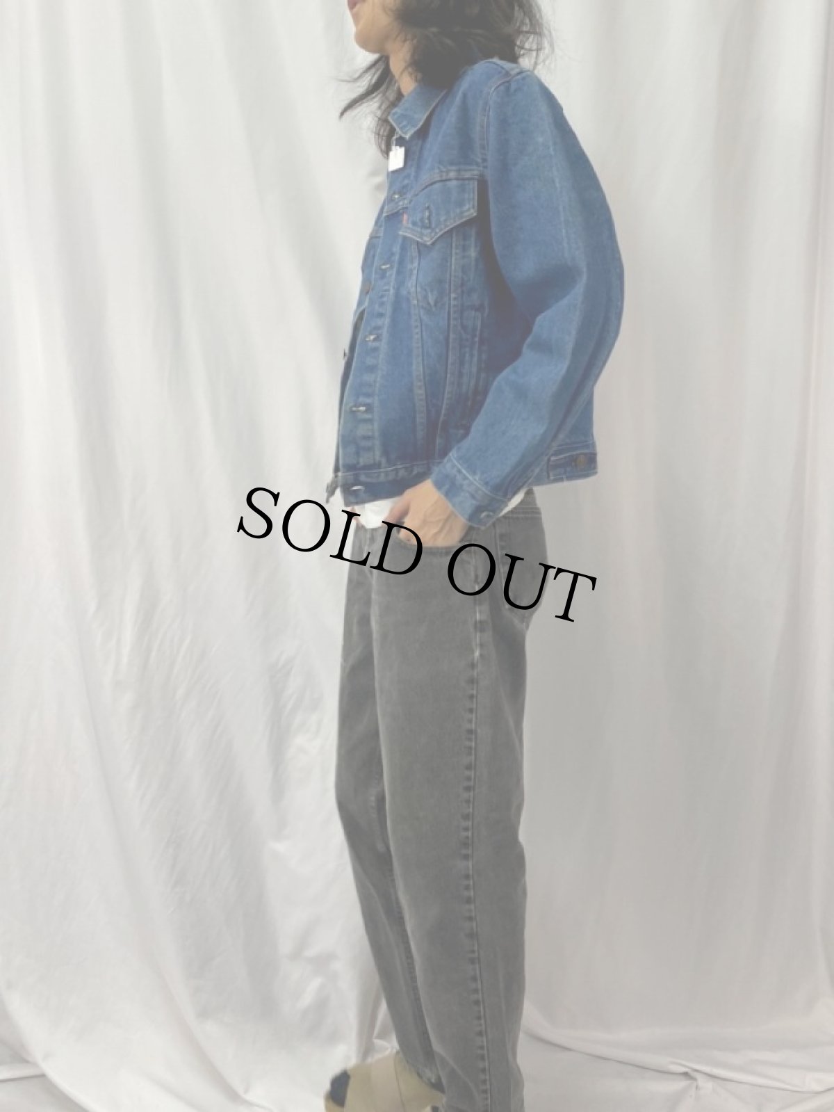 画像3: 90's Levi's USA製 560 ブラックデニムパンツ W33 (3)