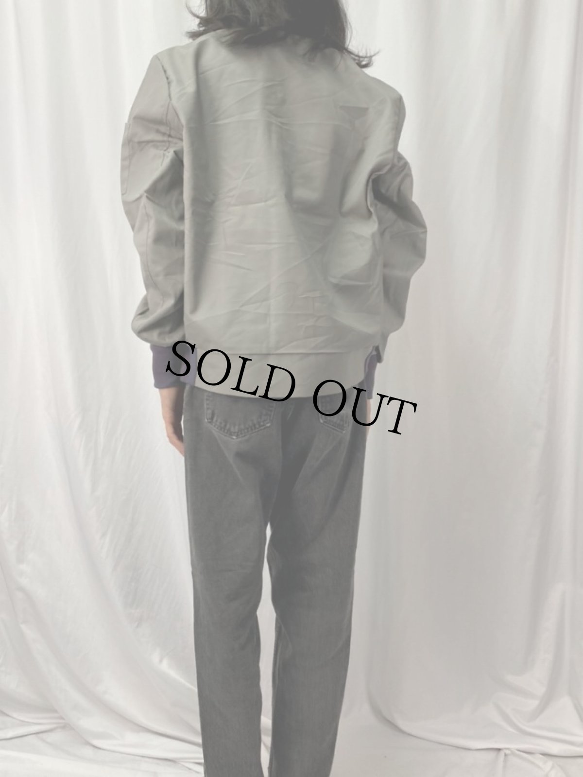 画像4: 60〜70's Patent-Gac "SERVICE NIGARA MOHAWK" ジップジャケット size44 (4)