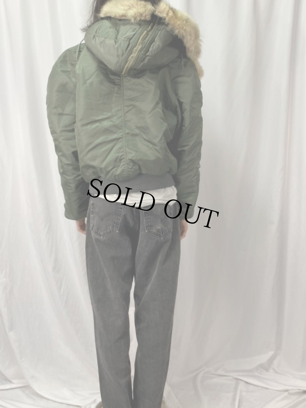 画像4: 70's U.S.AF N-2B フライトジャケット X-LARGE (4)