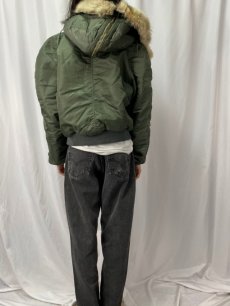 画像4: 70's U.S.AF N-2B フライトジャケット X-LARGE (4)