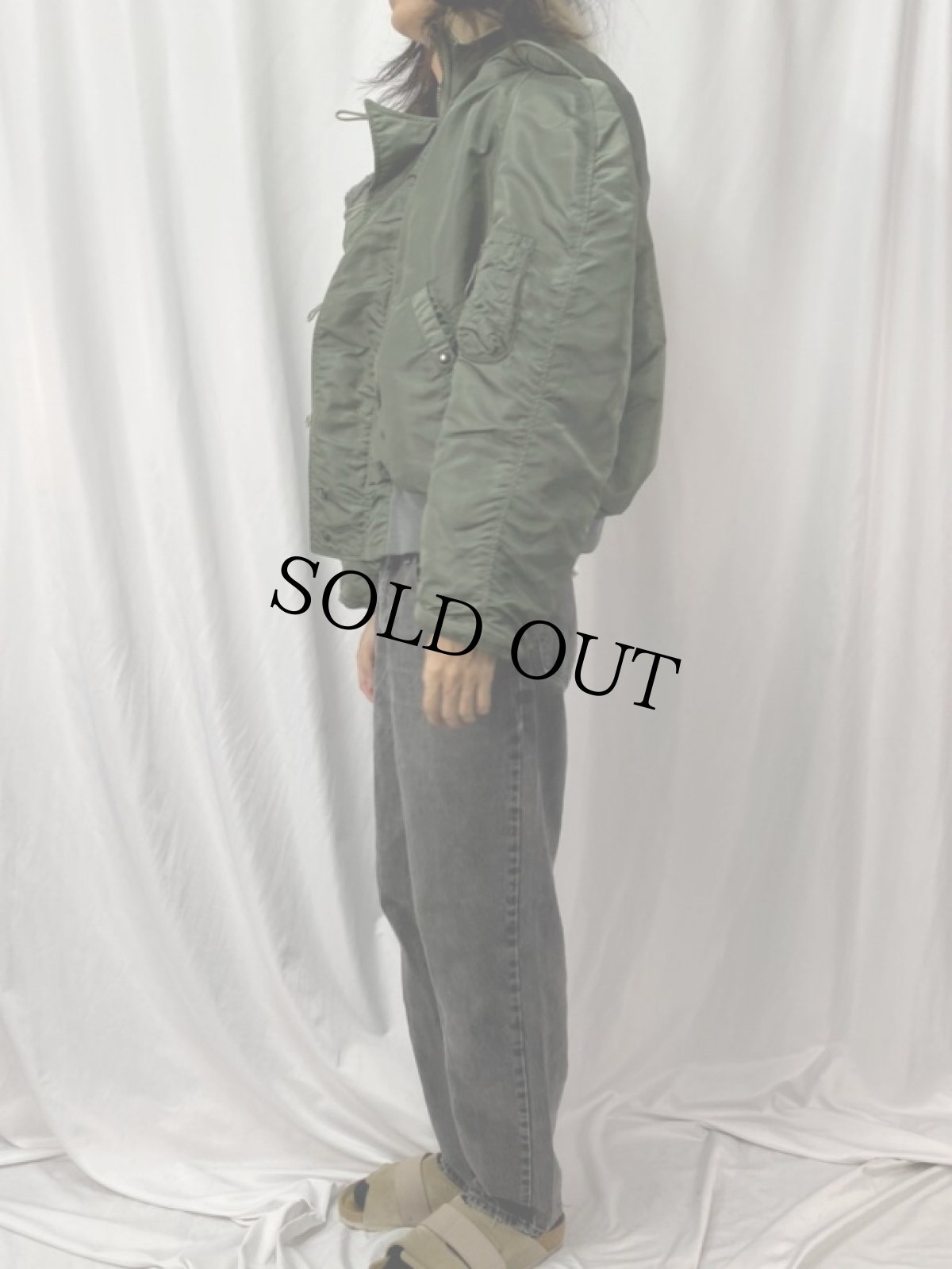 画像3: 70's U.S.AF N-2B フライトジャケット X-LARGE (3)